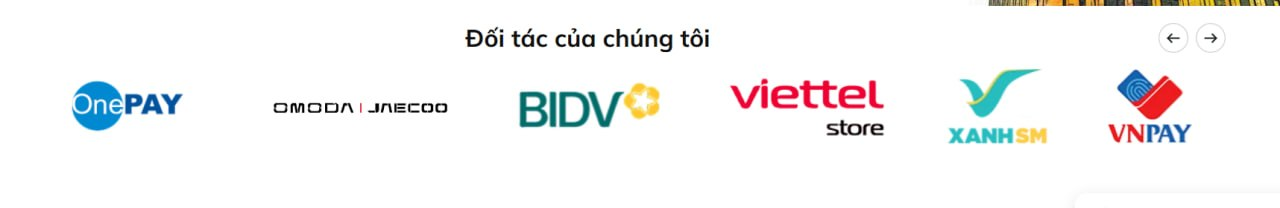 OnePAY, OMODA & JAECOO, BIDV, Viettel Store, Xanh SM, VNPAY